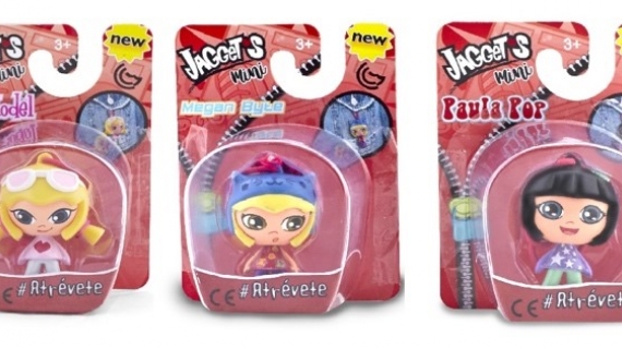 La fabricante española de juguetes, Famosa Group, presenta sus nuevas muñecas Jaggets: Megan Byte, Mini Model, y Paula Pop, 