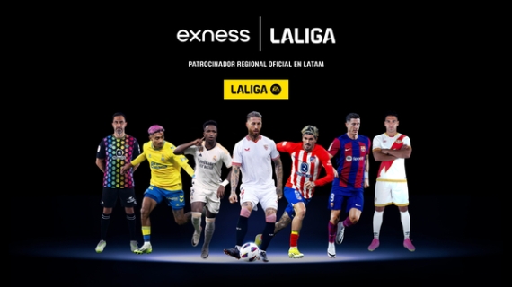 Exness se convierte en Socio Regional Oficial de La Liga en Latinoamérica