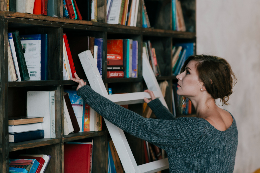 libros en espacios compactos