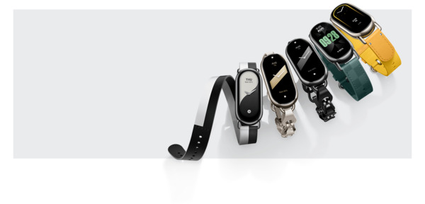 Foto de los modelos y correas de la Xiaomi Smart Band