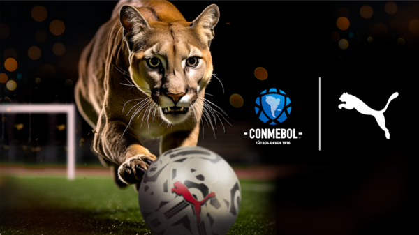 Imagen de la alianza entre PUMA y CONMEBOL