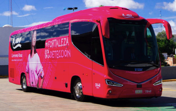 Caravana Rosa ADO y Grupo Grisi promueven la detección a tiempo del cáncer de mama