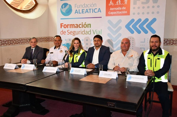 Guardia Nacional y policías de Puebla, Tlaxcala y Veracruz participan en la Jornada de Seguridad Vial de Fundación Aleatica 