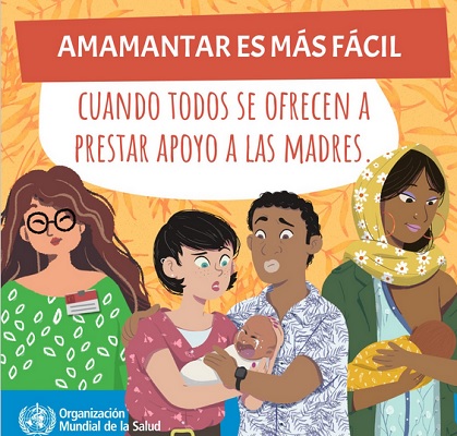 La AMIIF se suma a la semana de la lactancia materna: Amamantar y trabajar