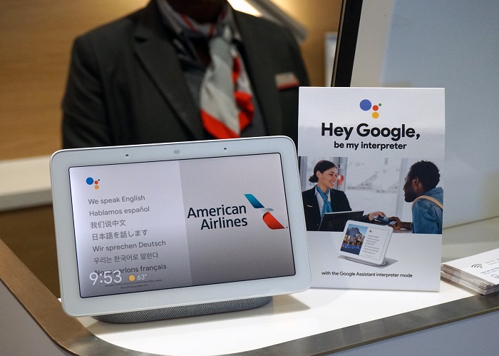 American Airlines utiliza Google Assistant 