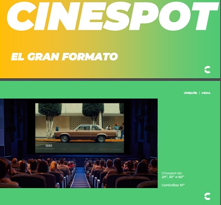 Presenta su oferta publicitaria que combina las ventajas del cine con el alcance de plataformas digitales  