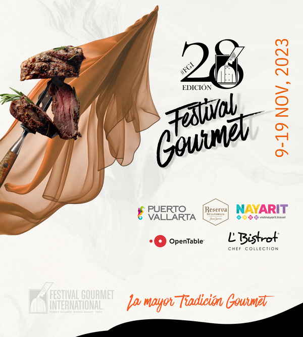 Cartel del Festival Gorumet Puerto Vallarta