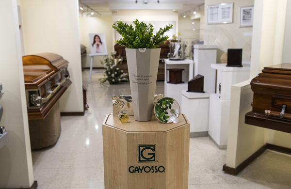 Productos funerarios de gama verde