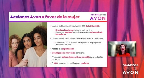 Grandiosa Mujer Avon, plataforma digital que apoya a las mujeres