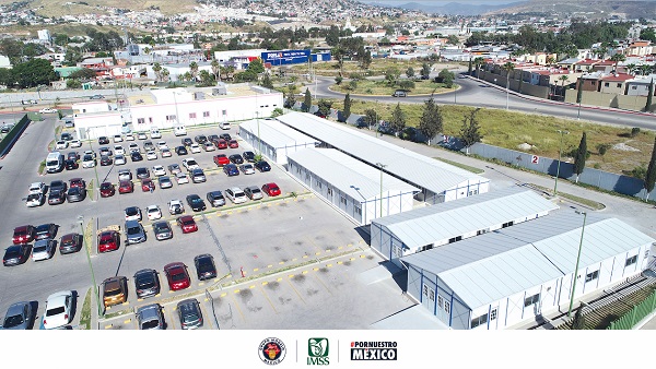 Grupo Modelo e IMSS  instalan un hospital temporal para  pacientes COVID-19 en Tijuana 