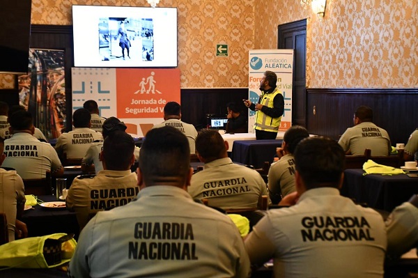 Guardia Nacional y policías de Puebla, Tlaxcala y Veracruz participan en la Jornada de Seguridad Vial de Fundación Aleatica 