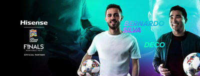 Hisense debuta como patrocinador de la Nations League 2019, Bernardo Silve y Deco