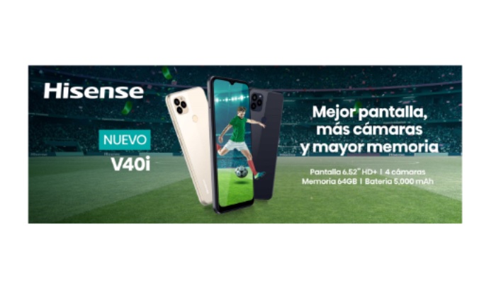 V40i, el smartphone de Hisense que llega al mercado mexicano 