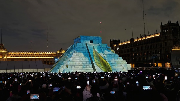 Maizz Visual lleva al zócalo la proyección inmersiva Memoria Luminosa II