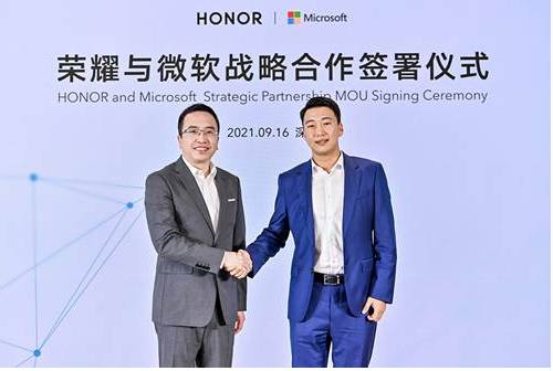 Honor anuncia alianza con Microsoft