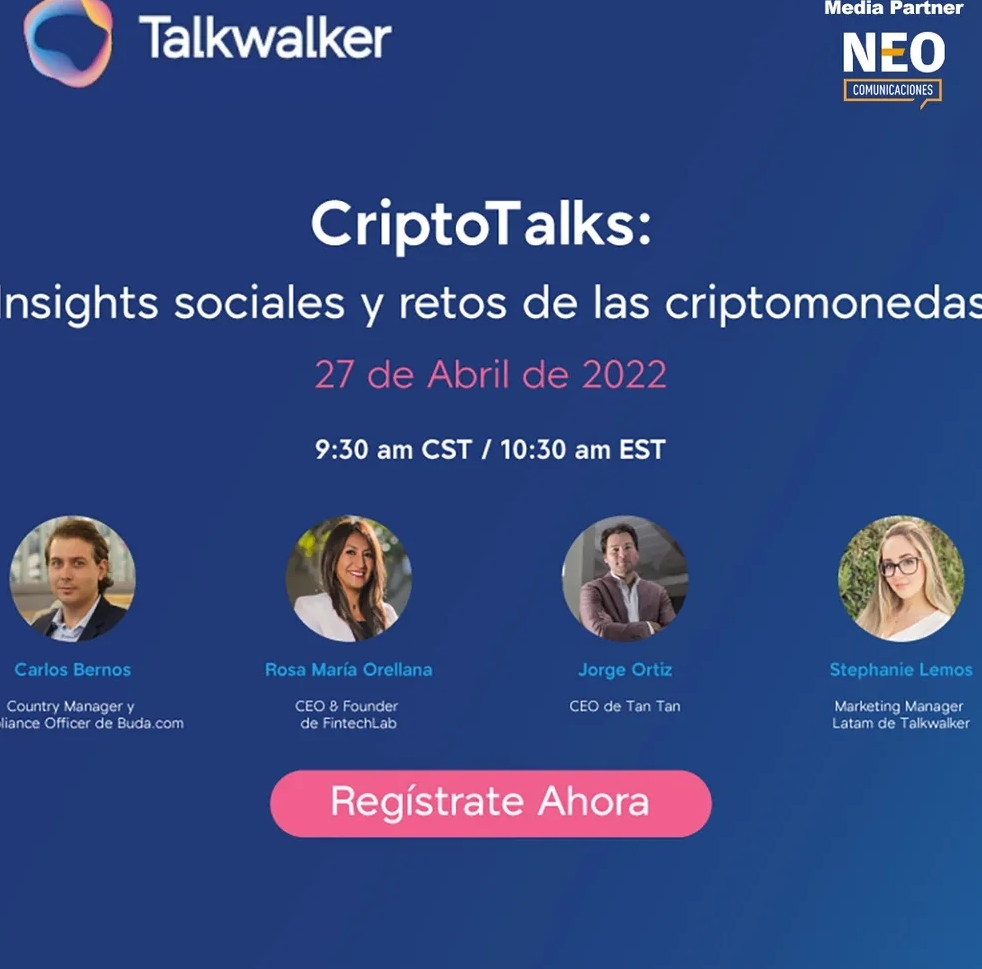 Webinar: CriptoTalks: Insights sociales y retos de las criptomonedas.