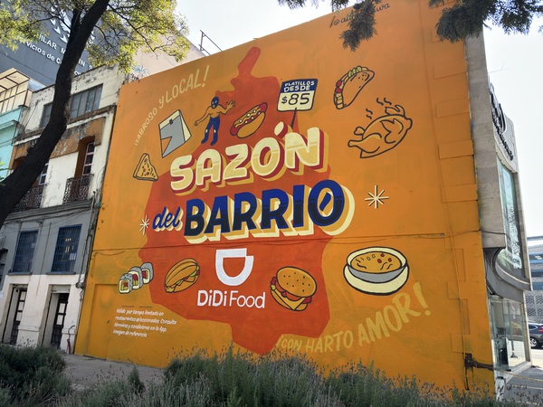 mural parte de la campaña Sazón de barrio