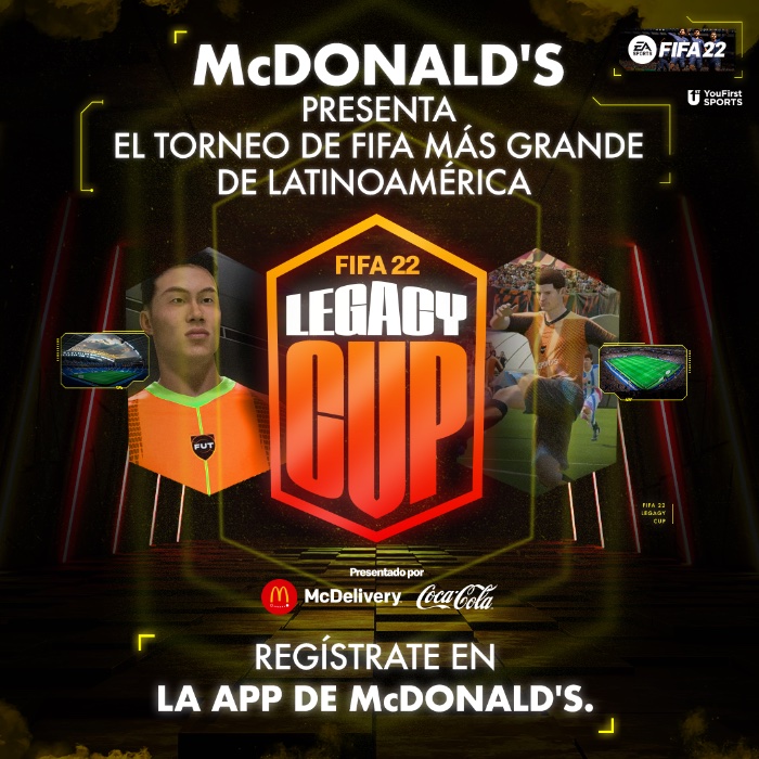 McDonald’s y Coca Cola lanzan torneo de esports para la región: FIFA 22 Legacy Cup