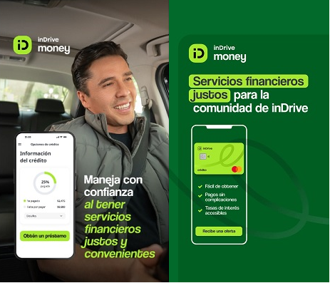 inDrive lanza inDrive Money, nuevos servicios financieros digitales people driven 