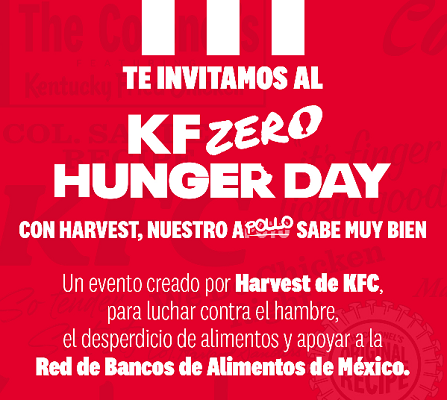  La Red de Bancos de Alimentos y KFC invita a combatir el hambre y el desperdicio de comida