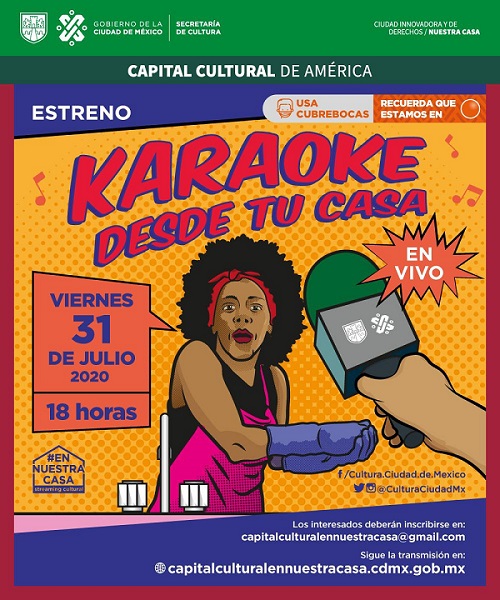 Karaoke desde tu casa con artistas invitados