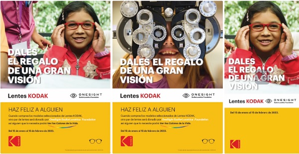 Kodak Lenses lanza una campaña para mejorar la salud visual en el mundo.