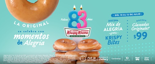 Krispy Kreme cumple 83 años 