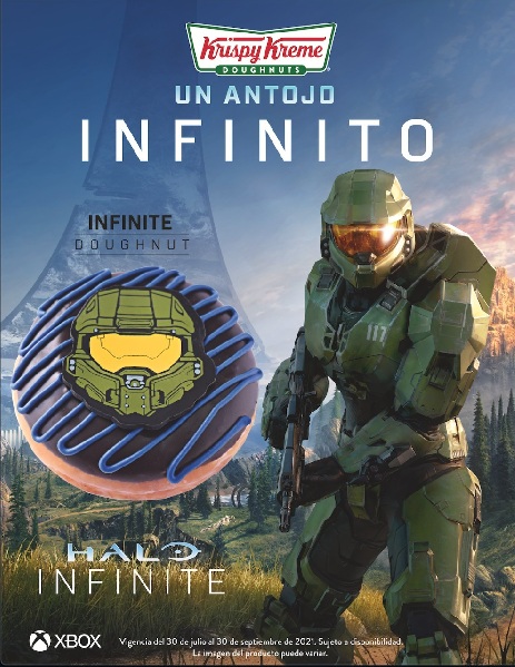 Xbox y Krispy Kreme festejan 20 años de Halo con un 'Antojo Infinito'