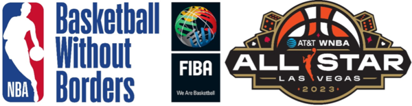 Logotipos de la NBA, FIBA y All Stars Las Vegas 