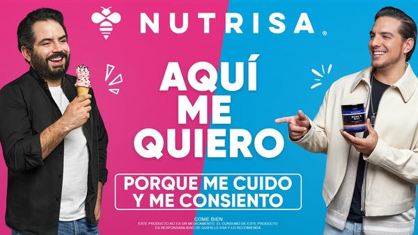 La marca mexicana Nutrisa,  reconocida por ofrecer una amplia gama de productos para el cuidado integral, anuncia el lanzamiento a nivel nacional de su primera campaña estelarizada por celebridades:"Aquí Me Quiero", protagonizada por los reconocidos hermanos Vadhir y José Eduardo Derbez. 