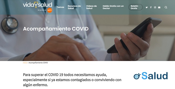 Ofrecen teleconsulta a pacientes con Covid-19  y a sus familiares con quienes viven