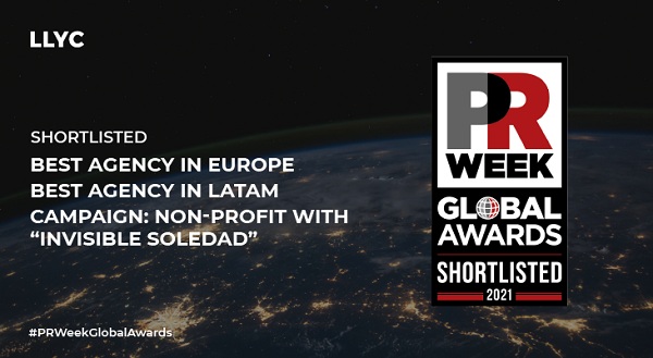 PRWeek Global Awards da a conocer sus finalistas 2021 