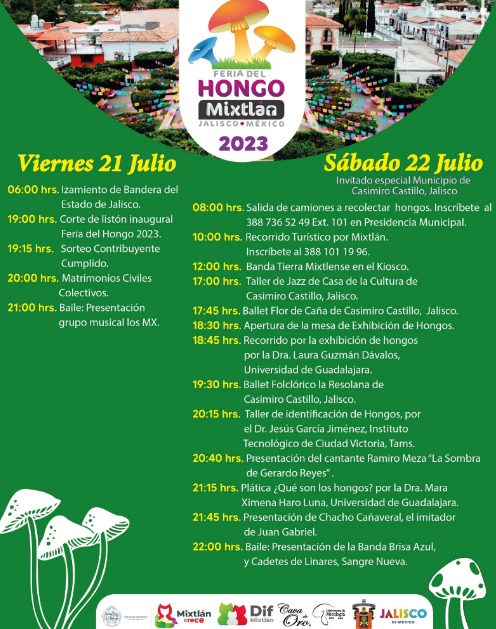 Programa de la Feria del Hongo