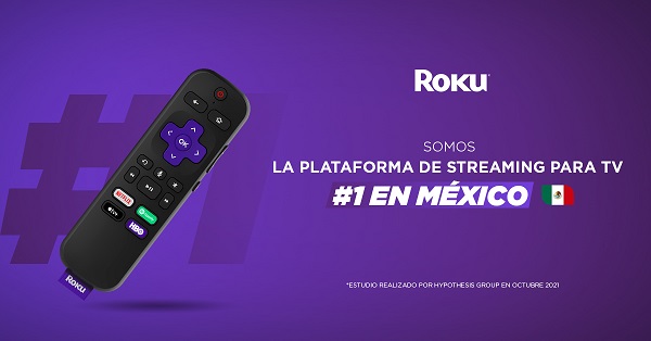 Roku: plataforma #1 de streaming para TV en México
