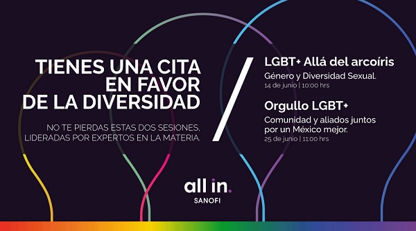 Sanofi presenta su campaña All In en defensa de las comunidades  LGBTQ+