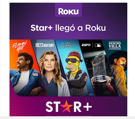 Roku anuncia la incorporación de Star+ a su plataforma