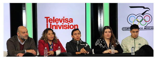  TelevisaUnivision, patrocinador oficial para la trasmisión de los Juegos Olímpicos París 2024