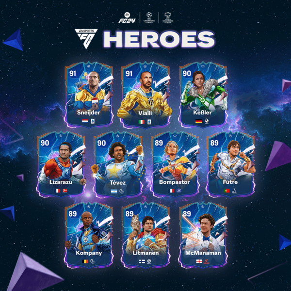 Alineación del Héroes de Ultimate Team