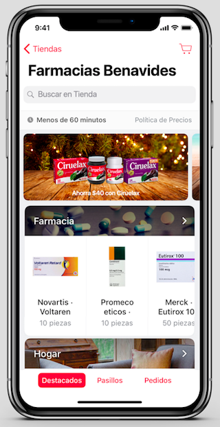 App para la compra y entrega de medicamentos