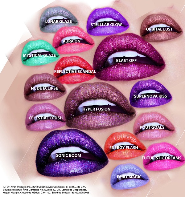  Nuevos lipsticks mark.Prismatic de Avon