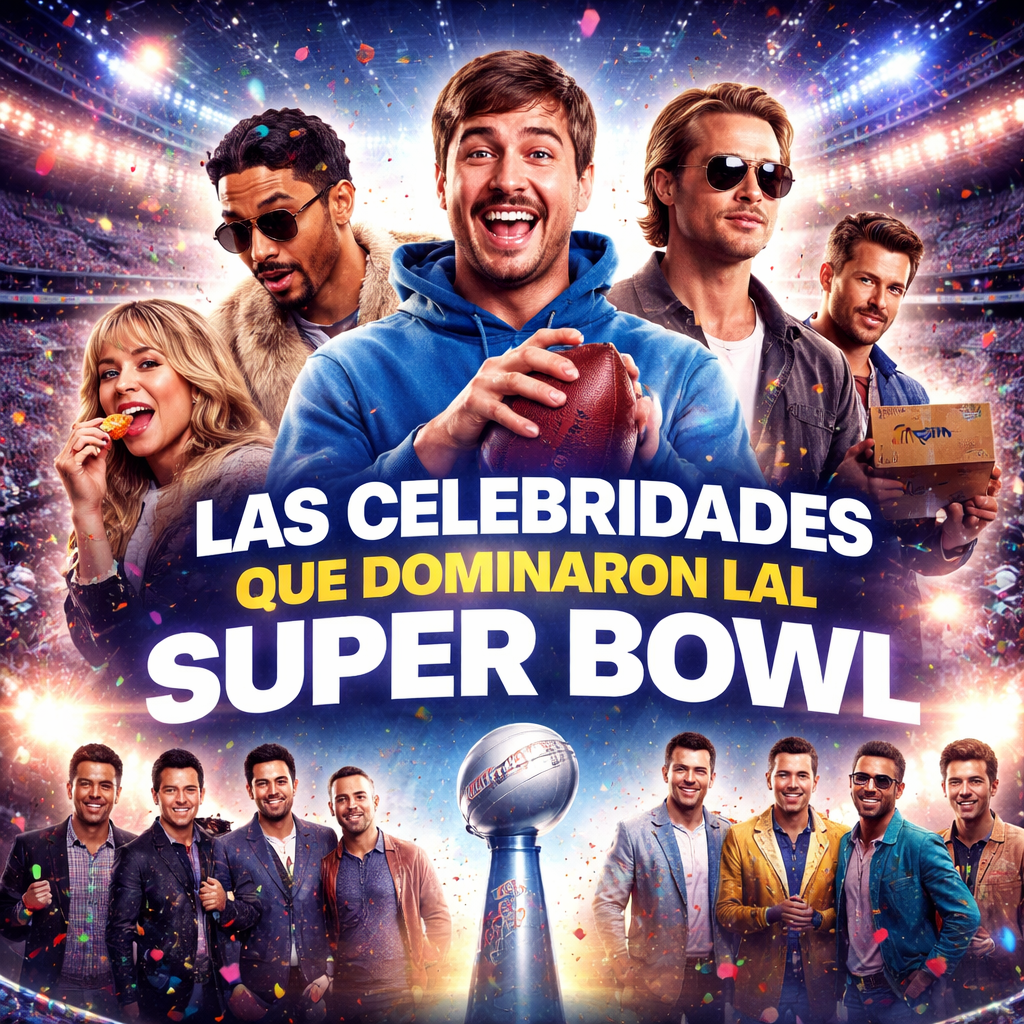 Celebridades que dominaron el super Bowl