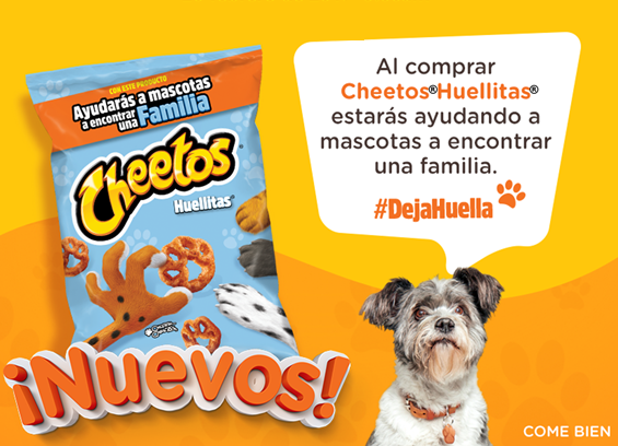 cheetos huellitas nuevo sabor