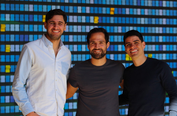 Andrés Benavides, Mateo Creamaer y Gonzalo Gallardo. Fundadores de Cometa. Foto: cortesía