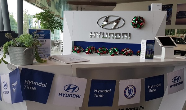 Hyundai incita pruebas de manejo a cambio de conocer al Chelsea