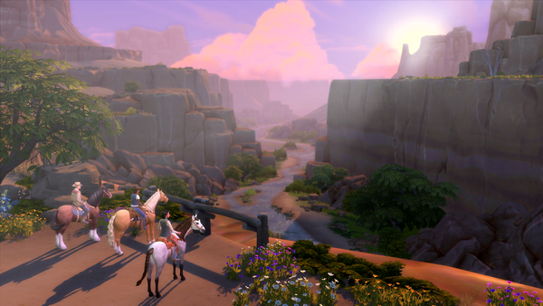 Vista previa del videojuego Los Sims 4 Rancho de Caballos