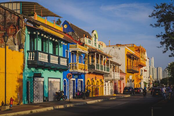 Foto del pintorezco paisaje de la ciudad de Cartagena