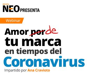 Webinar Amor de tu marca en tiempos de coronavirus