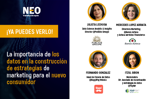  Mesa de discusión: La importancia de los datos en la construcción de estrategias de Marketing.