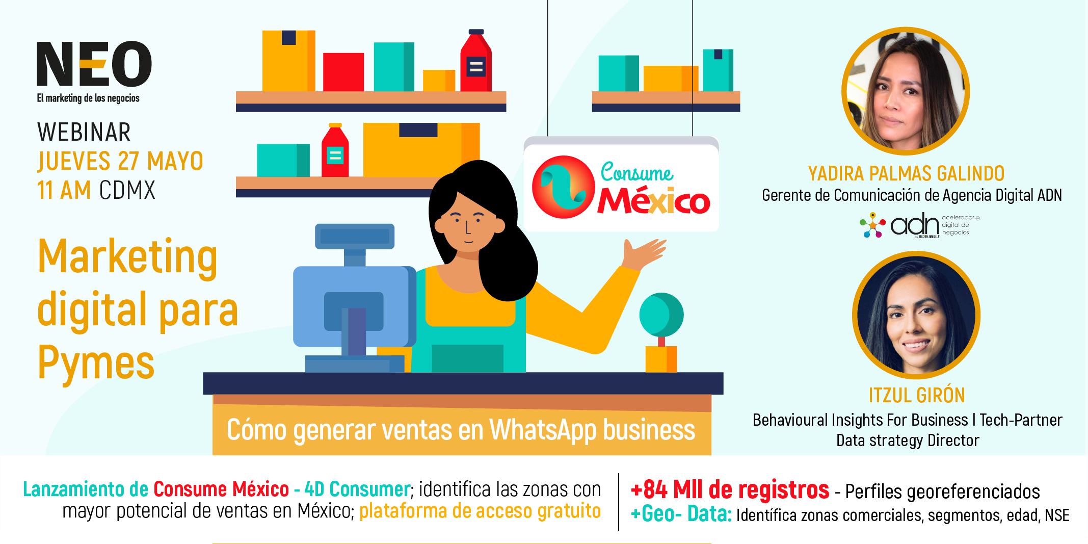 Webinar: Marketing digital para Pymes ¿cómo generar ventas directamente en Whatsapp Business para tu negocio?