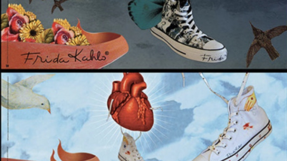 Converse ‘Pinta los Pasos’ con Frida Kahlo